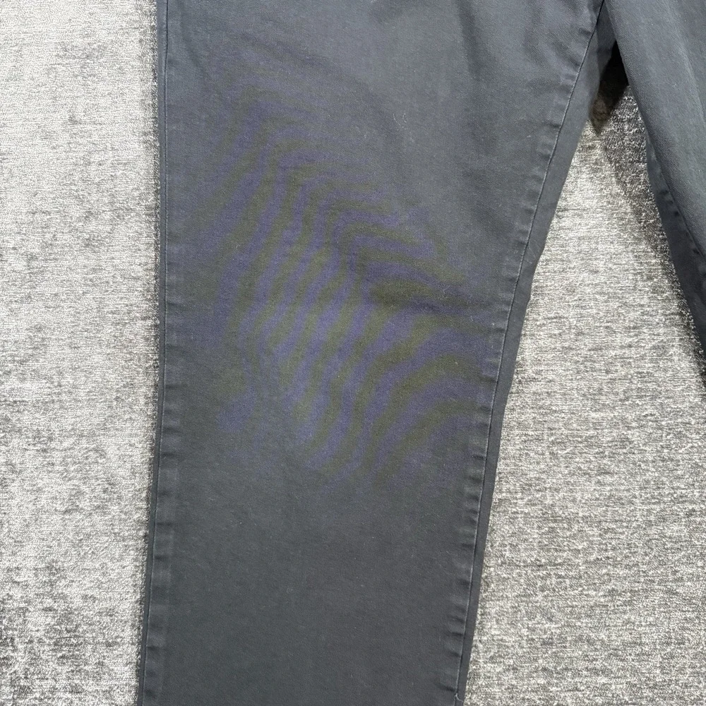 Gap Ultimate‎ Khaki Slim Fit Flat Front Pants Men's True Black Size 34x30 Chino